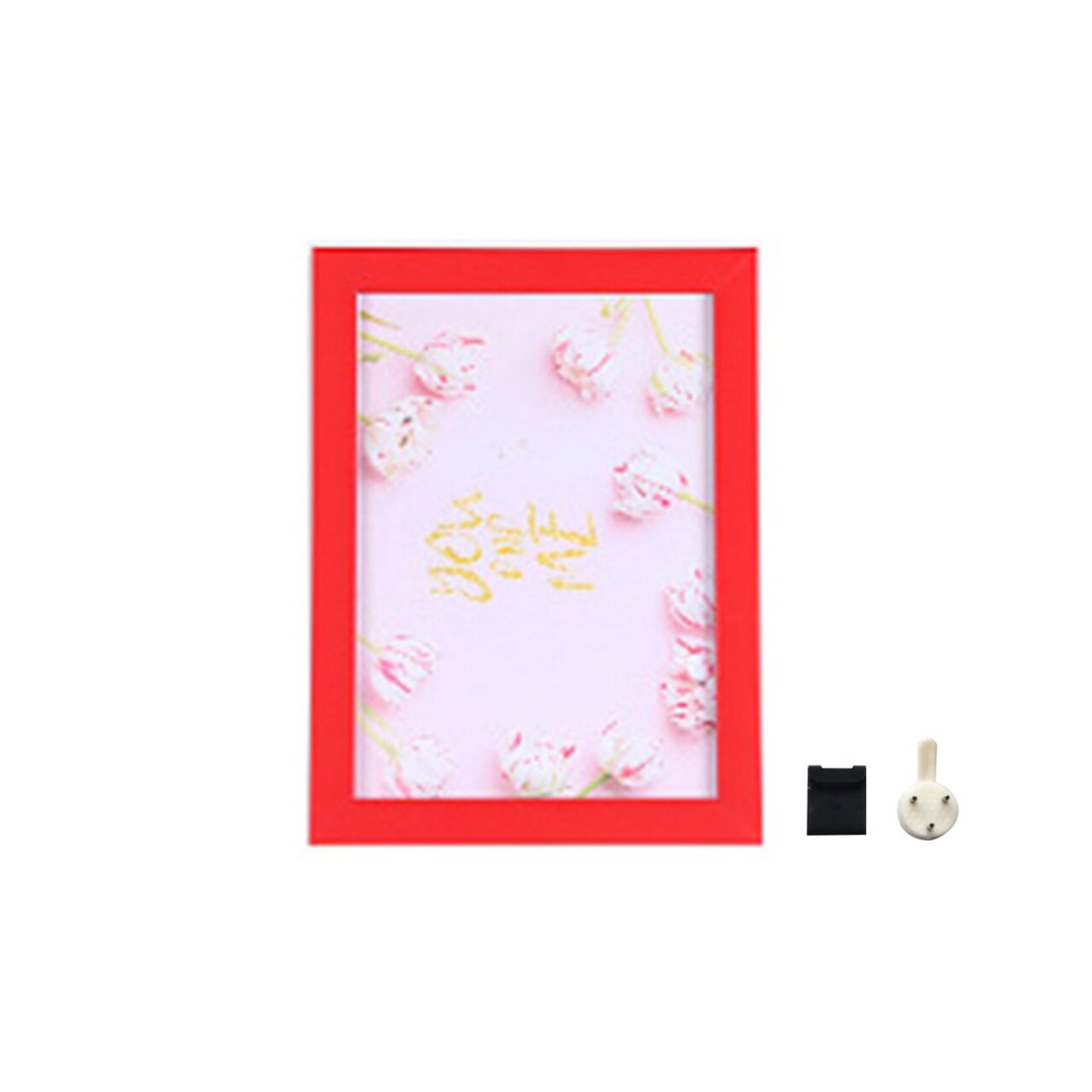 1 Set 5 Inch Photo Frame Patchwork Waterproof Thickened Decorative Foam Wall Hanging Photo Display Frame Household